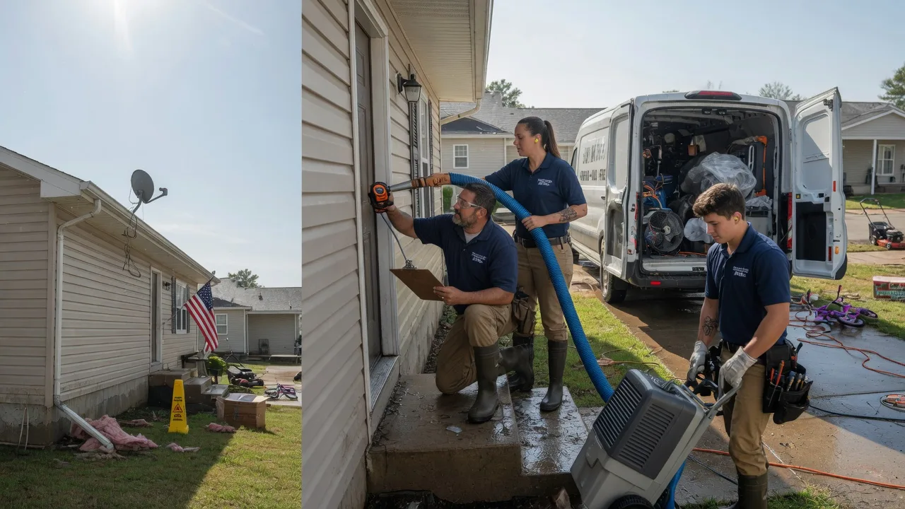 Ceiling Water Damage Restoration in Kirby, OH near me